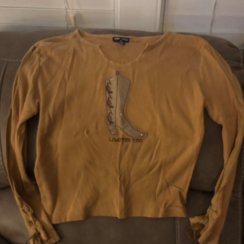 LIMITED TOO SZ 14 CUTE WESTERN SHIRT